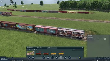 Мод «USA Railcars Graffiti» для Transport Fever 2 1