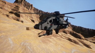 Мод "AH-64-D APACHE LONG BOW" для Brick Rigs 3