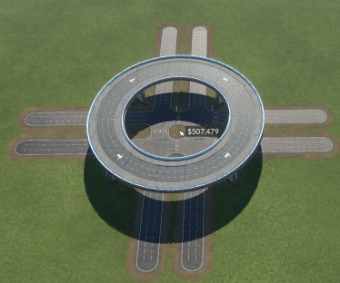 Мод «Better Roundabout» для Transport Fever 2 1