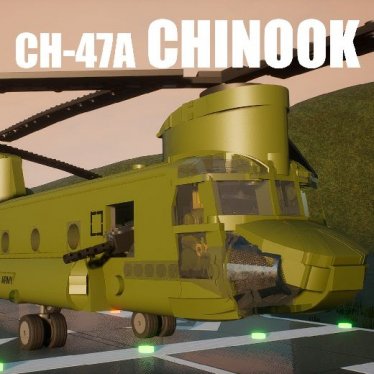 Мод "Boeing CH-47A Chinook" для Brick Rigs