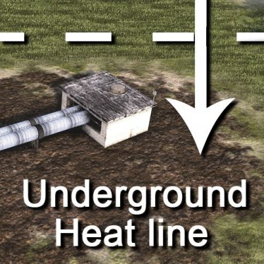 Мод "Underground Heat Lines" для Workers & Resources: Soviet Republic