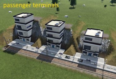 Мод «High entrance station module» для Transport Fever 2 1