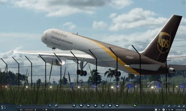 Мод «UPS Air Cargo Boeing 757-200F» для Transport Fever 2 1