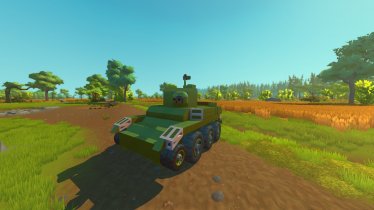 Мод "M3 Stuart" для Scrap Mechanic