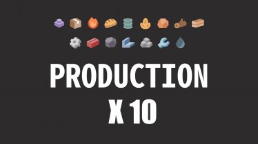 Мод «Production X10» для Transport Fever 2