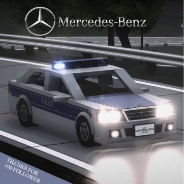 Мод "2008 Mercedes-Benz S350 Polizei" для Brick Rigs