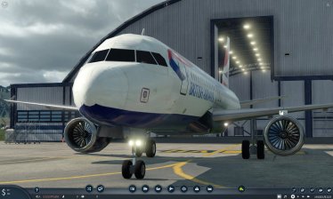 Мод «British Airways Airbus A320» для Transport Fever 2 0