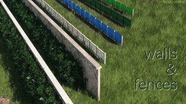 Мод «Fences & Walls» для Transport Fever 2