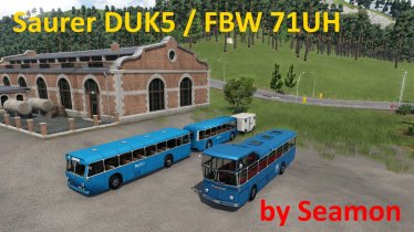 Мод "Saurer DUK5 und FBW 71UH" для Transport Fever 2