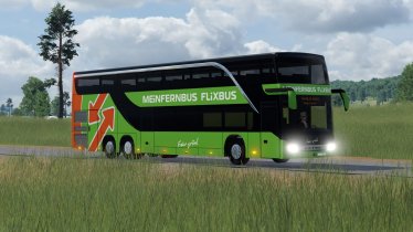 Мод «Setra S 431 DT Euro V» для Transport Fever 2 0