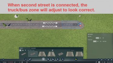 Мод «Street Slim Bus & Truck Zones» для Transport Fever 2 1