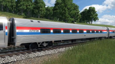 Мод «Amtrak Amfleet II Cars» для Transport Fever 2 2