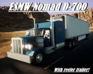 Мод "ESMW Nomad D-700" для Brick Rigs