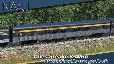 Мод «Chesapeake & Ohio P85v2 Coach Pack» для Transport Fever 2