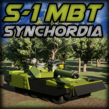 Мод "S-1 Synchordia MBT" для Brick Rigs