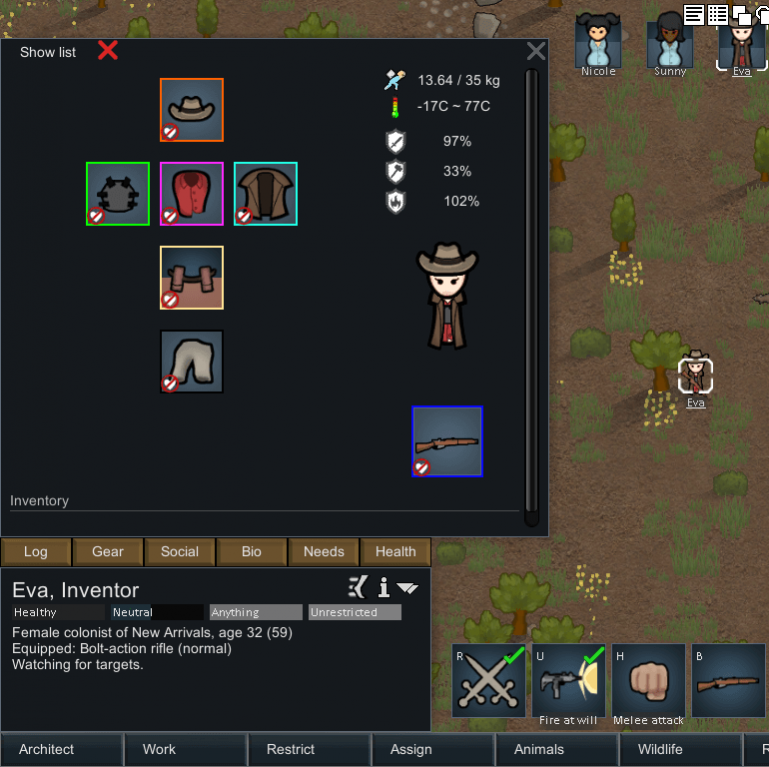 Римворлд мод РПГ. RIMWORLD RPG Style Inventory 1.2. Римворлд мод Интерфейс инвентаря. Мод на редактор персонажа в RIMWORLD.