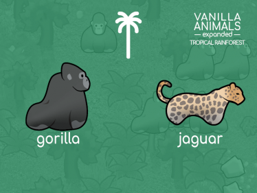 Мод «Vanilla Animals Expanded — Tropical Rainforest» версия 09.03.20 для Rimworld (v1.0 - 1.1) 0