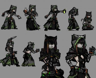 Мод "plague doctor Cat ear Skin" для Darkest Dungeon 2