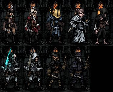 Мод "BloodBorne Skin Set" для Darkest Dungeon 3