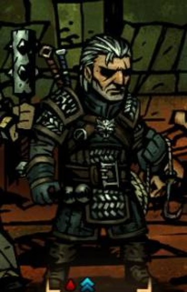 Мод "Geralt, bounty hunter skins" для Darkest Dungeon 0