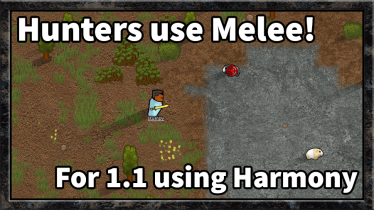 Мод «Hunters Use Melee!» версия 16.04.20 для Rimworld (v1.1)