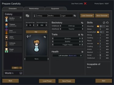 Мод «EdB Prepare Carefully» для Rimworld (v1.0 - 1.2) 2