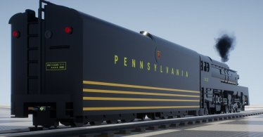 Мод "Pennsylvania Railroad T1 Class Duplex 5550 (REMASTERED)" для Brick Rigs 3
