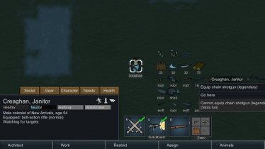 Мод «Simple sidearms» для Rimworld (v1.0 - 1.2) 1