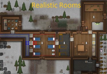 Мод «Realistic Rooms» для Rimworld (v1.0 - 1.2) 0