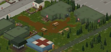 Мод "Fort Crosstown" для Project Zomboid 1