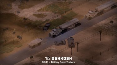 Мод "'82 Oshkosh M911 + Military Semi-Trailers" для Project Zomboid 3