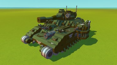 Мод "Baneblade tank" для Scrap Mechanic 1