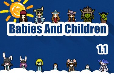 Мод «Babies and Children» для Rimworld (v1.1)