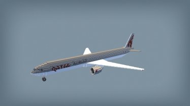 Мод "Qatar Airways Boeing 777" для Scrap Mechanic