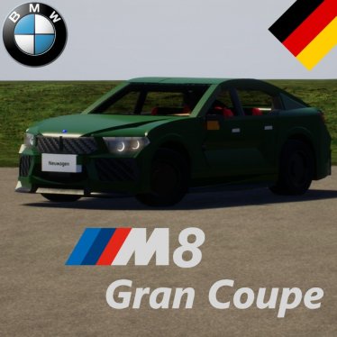 Мод "BMW M8 Gran Coupe" для Brick Rigs