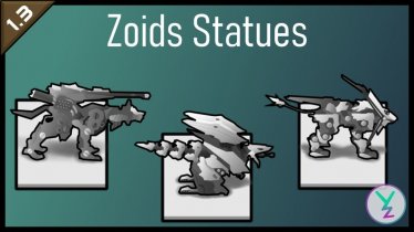 Мод "Zoids Statues" для Rimworld