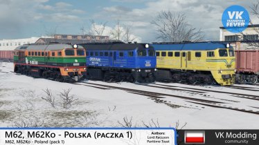 Мод "M62, M62Ko - Польша (пак 1)" для Transport Fever 2 0