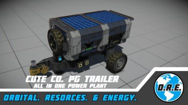 Мод "O.R.E. - CUTE CO. PG Trailer" для Space Engineers 3