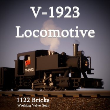 Мод "V-1923 Locomotive" для Brick Rigs