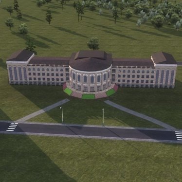 Мод "City hall" для Workers & Resources: Soviet Republic