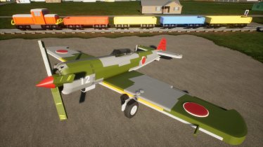 Мод "Ki-84 Tei" для Brick Rigs 1