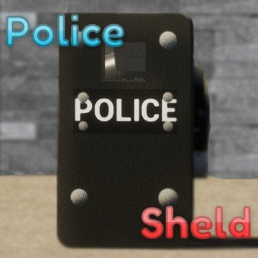 Мод "Pickupable Police Shield" для Brick Rigs