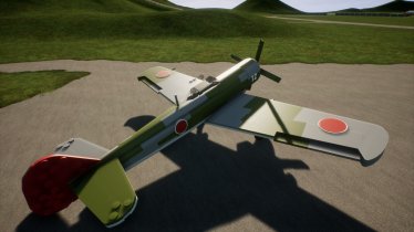 Мод "Ki-84 Tei" для Brick Rigs 2