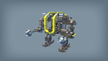 Мод "Stone Mining Mech" для Scrap Mechanic