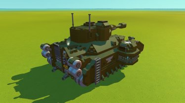Мод "Baneblade tank" для Scrap Mechanic 2