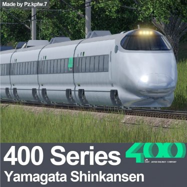 Мод "JREast 400 Series Shinkansen" для Transport Fever 2
