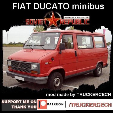 Мод "FIAT DUCATO bus" для Workers & Resources: Soviet Republic