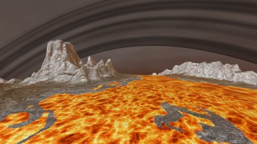 Мод "Caldera - Lava Planet" для Space Engineers 1