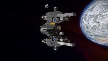 Мод "SA-23E Mitchell-Hyundyne Starfury (Babylon 5)" для Space Engineers 0