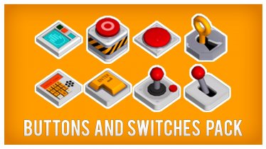 Мод "Buttons And Switches Pack" для Scrap Mechanic